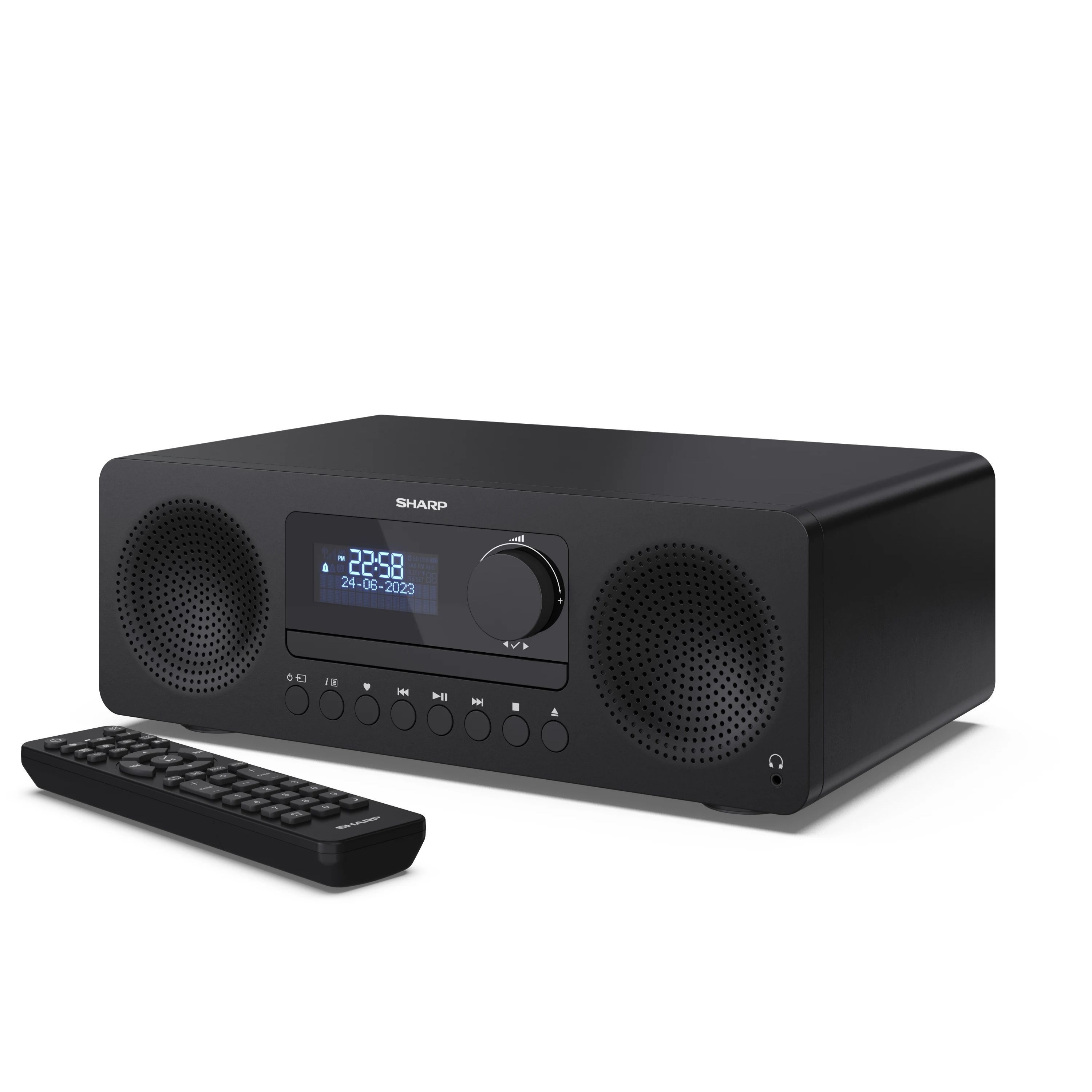 SHARP XL-B720D &ndash; Kompaktanlage mit DAB+/FM, Bluetooth 5.0, CD-Player & USB-Wiedergabe &ndash; 60W, All-in-One Hi-Fi System 