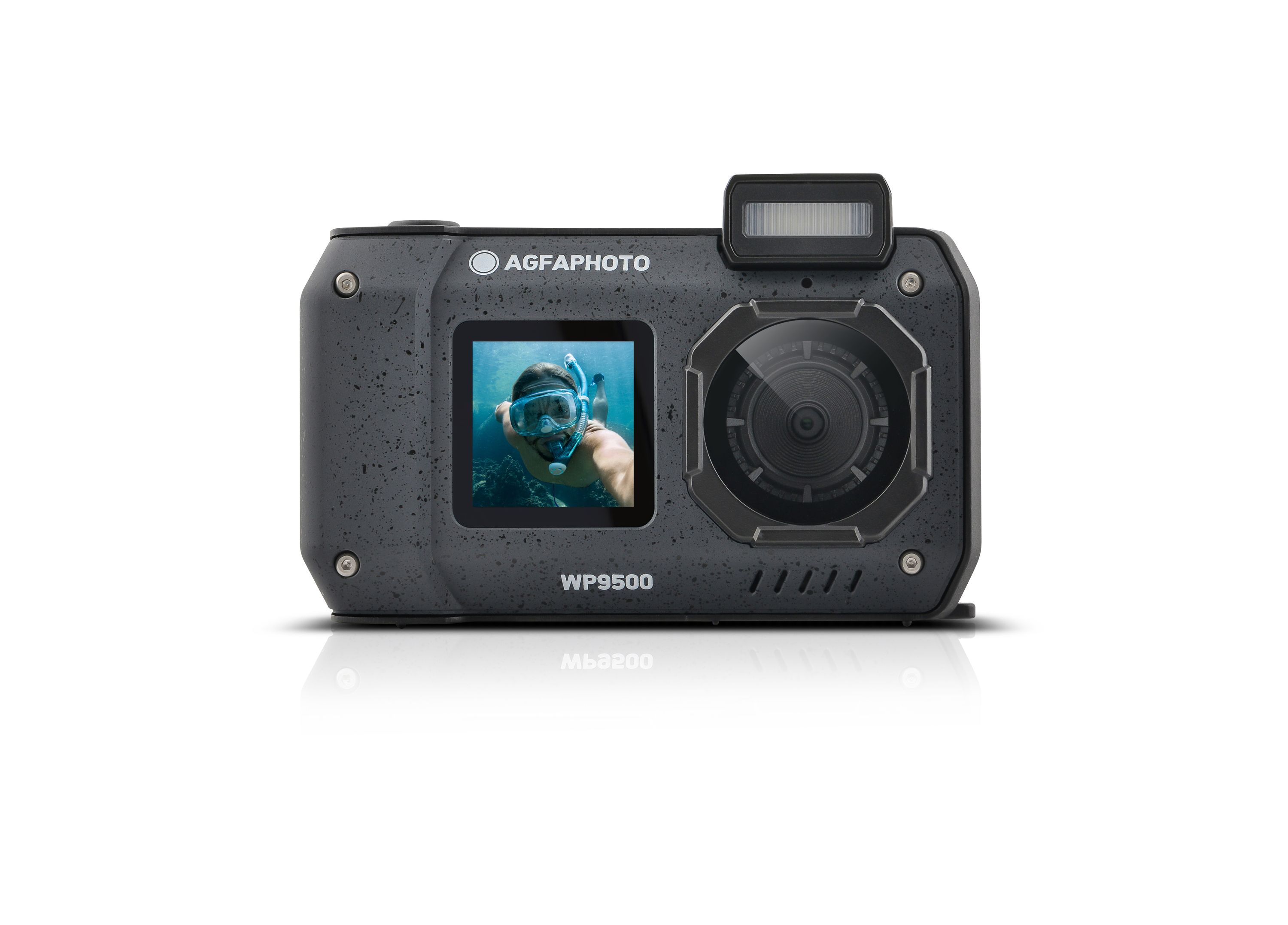 AgfaPhoto Realishot WP9500 &ndash; Wasserdichte Digitalkamera Schwarz - 24 MP, 18X Digitalzoom, 4K Videoaufnahme 