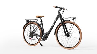 SHARP DM02EB - City e-Bike für Damen - 28 Zoll Tiefeinsteiger (250W, 6-Gang Shimano, LED-Display, 60km Reichweite) 