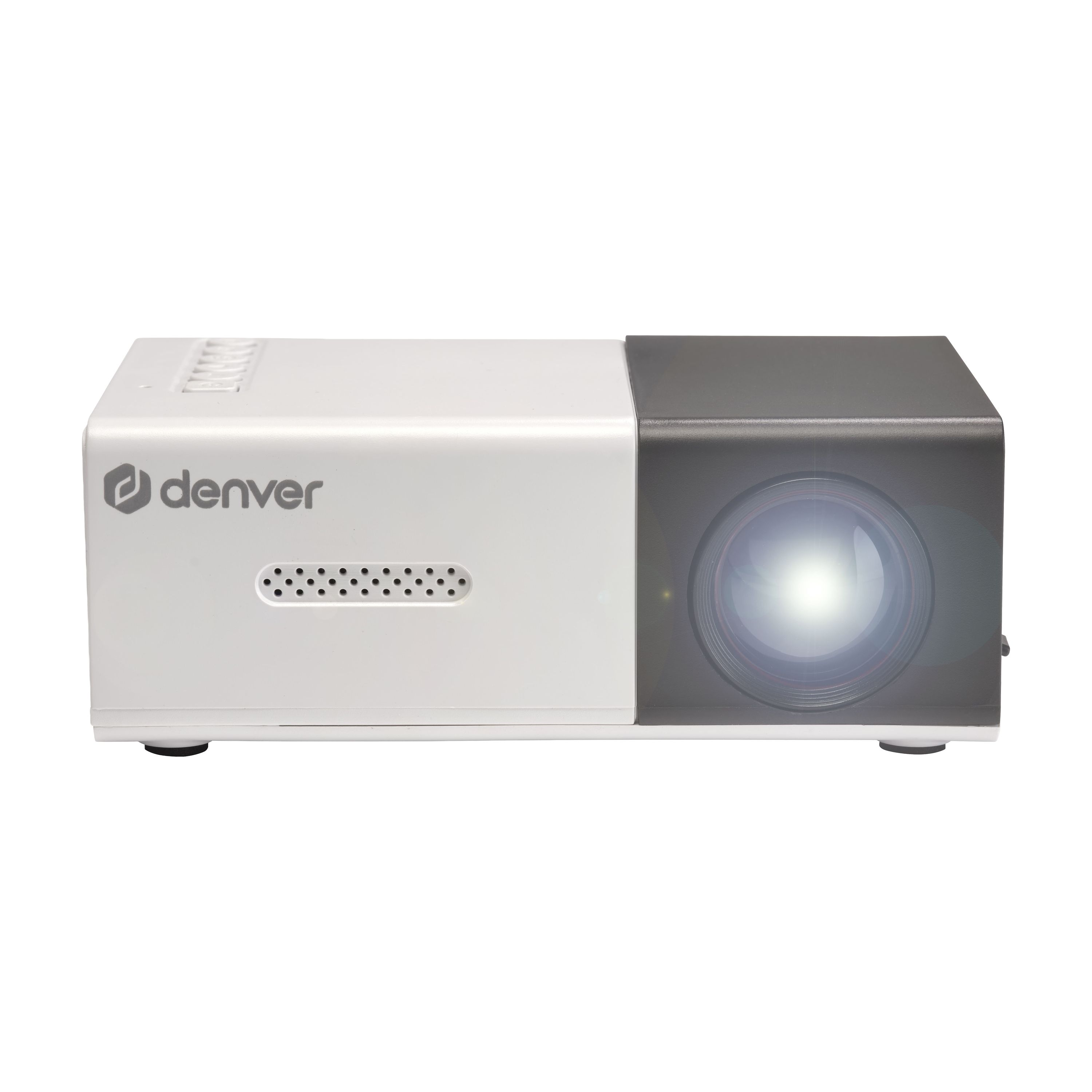 Denver PR-1000 - Mini Beamer Full HD 1080p LED Projektor Tragbar mit HDMI USB MicroSD Heimkino bis 60 Zoll 