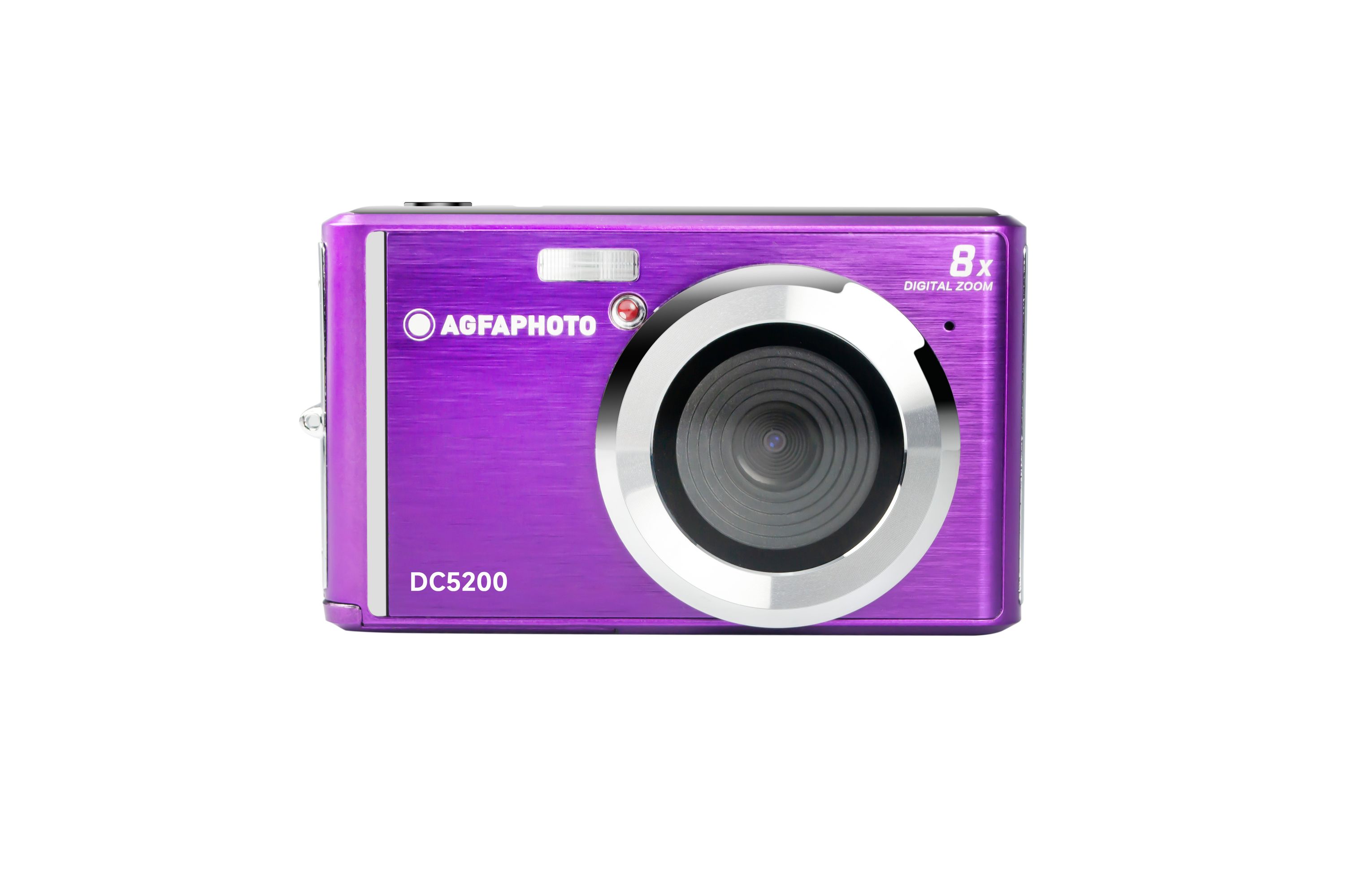 AgfaPhoto Realishot DC5200 - 21 MP Digitalkamera Violett mit CMOS-Sensor & 8-fachem Digitalzoom - HD 720p Videoaufnahme 