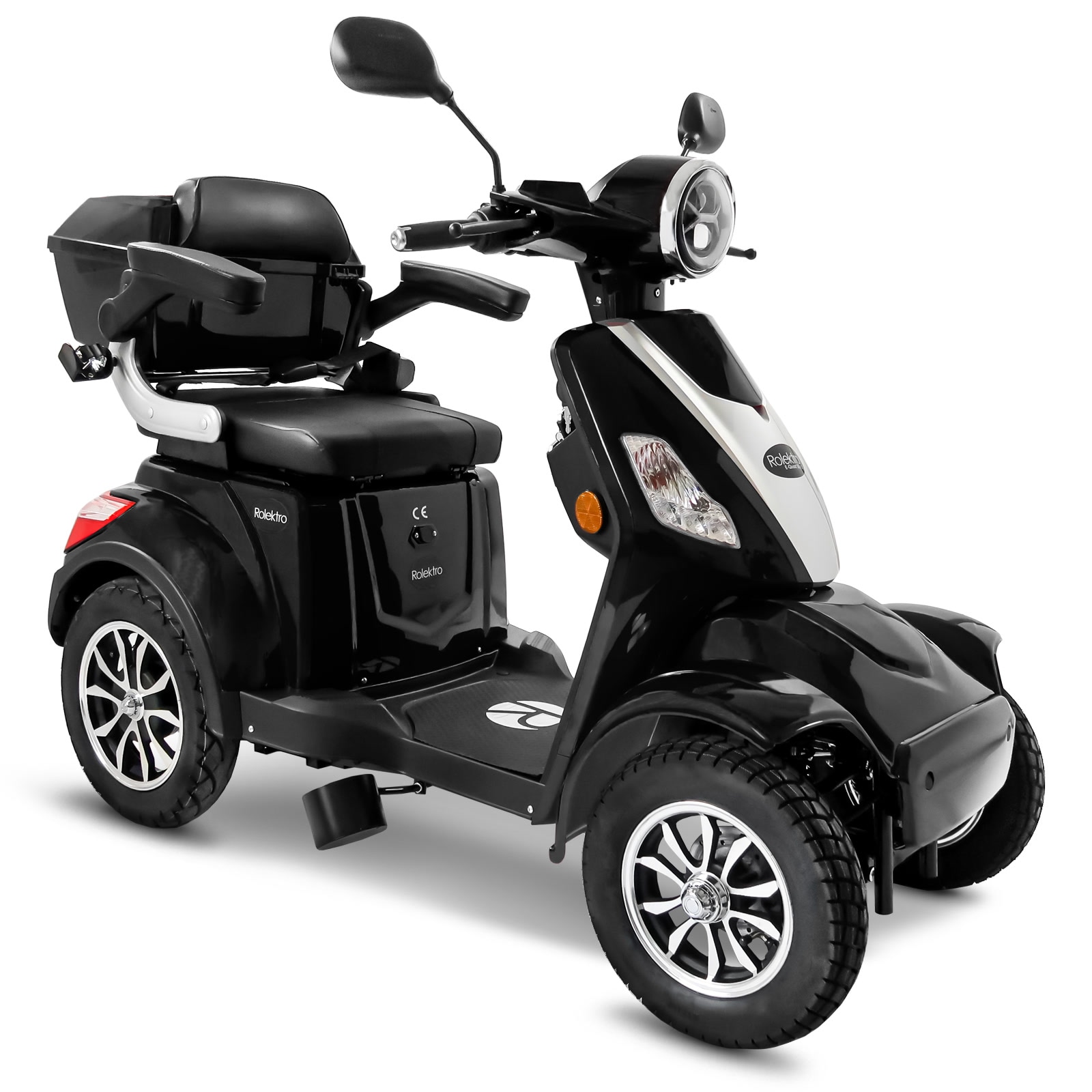 Rolektro, E-Quad 25 V.3 Lithium, Schwarz, 60V-30Ah Akku, 1000 Watt 