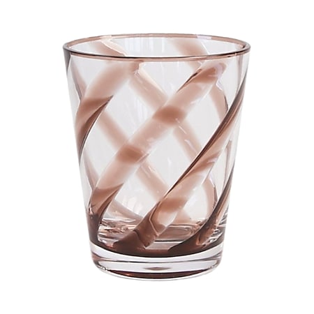 Trinkglas Wasserglas aus Acryl 9 x 11 cm Spirale Rusty Transparent 11127 