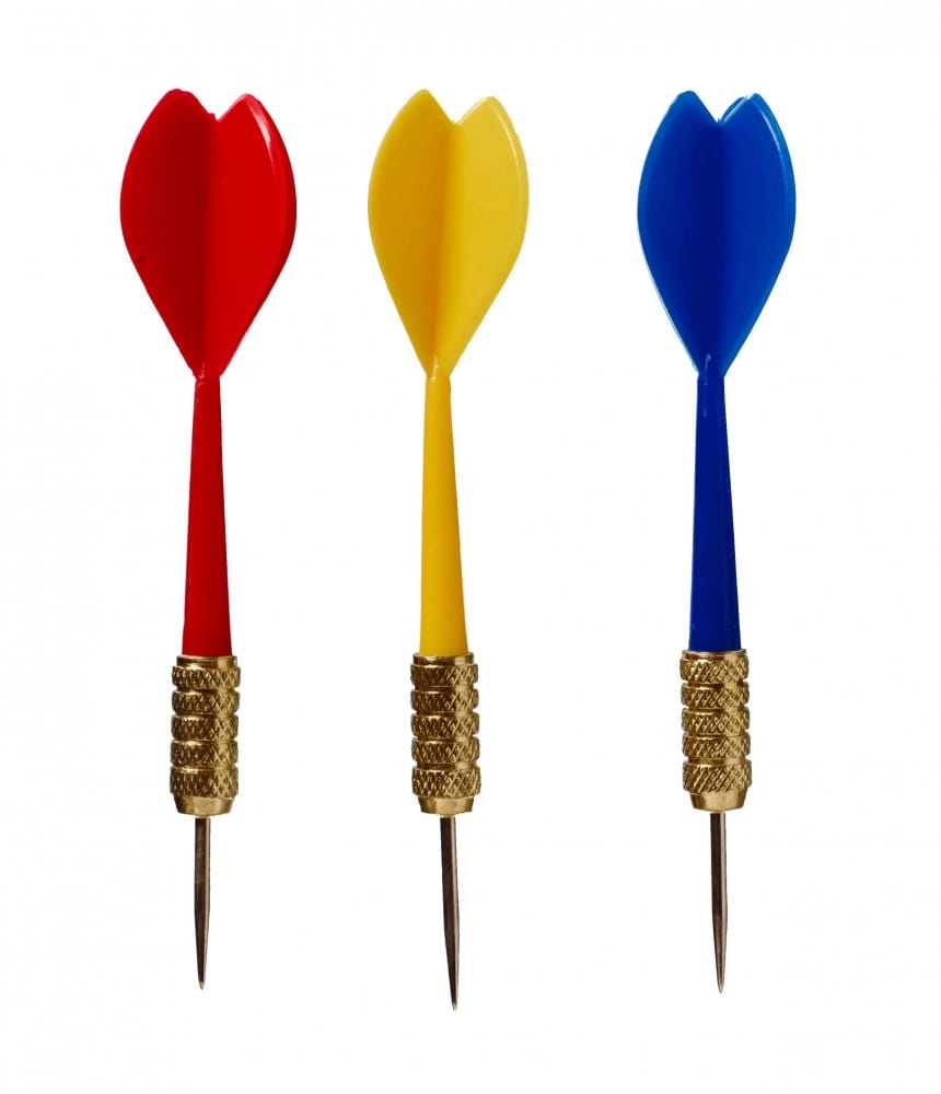 Best Sporting Dartpfeilset 'Stinger', 3 Dartpfeile &agrave; 7 g mit Messingspitze 