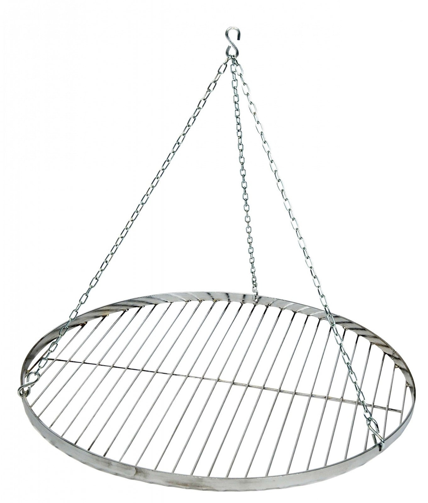 Best Sporting Schwenk-Grillrost mit Aufh&auml;ngungs-Kette, Durchmesser ca. 60 cm, Edelstahl 