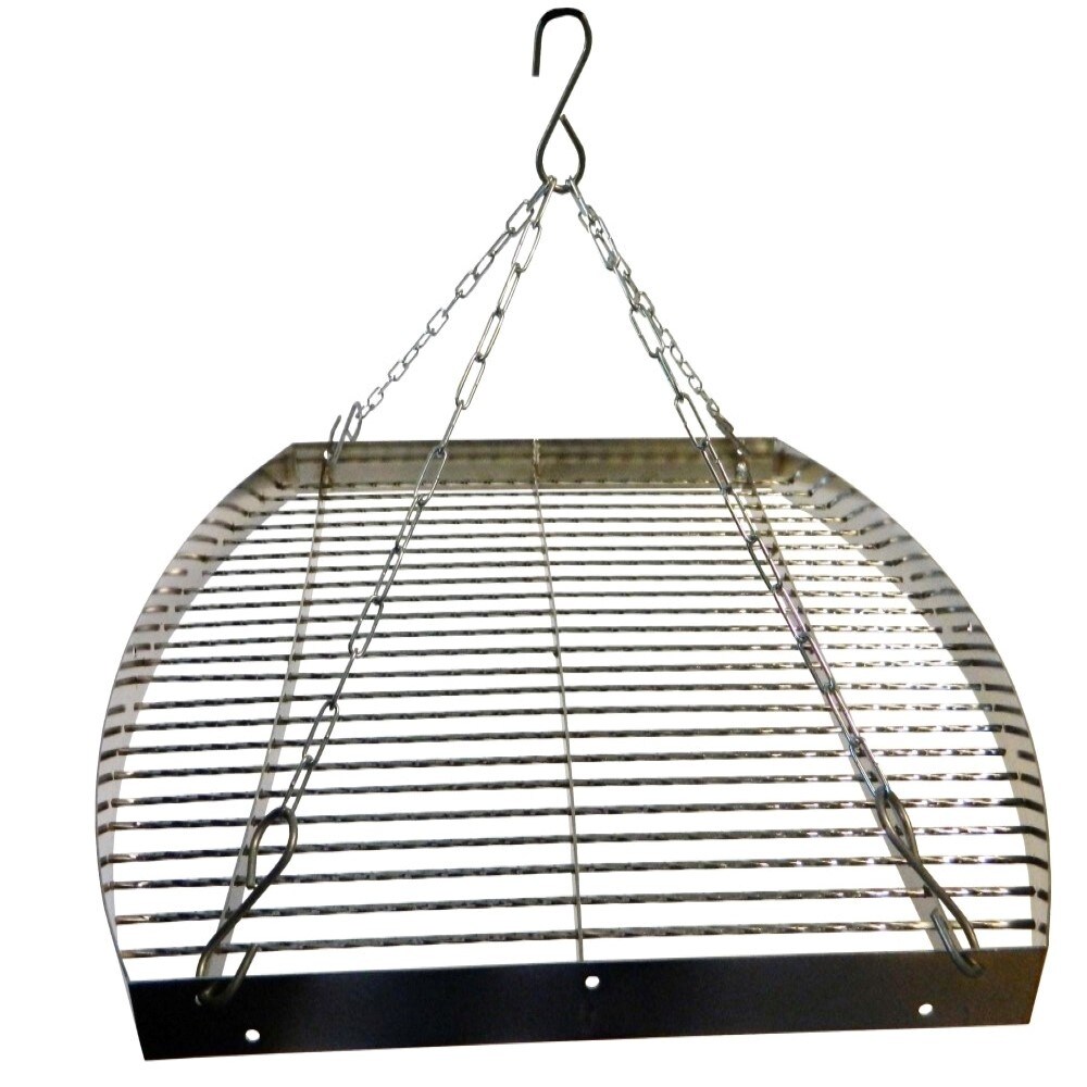 Best Sporting Schwenk-Grillrost mit Aufh&auml;ngungs-Kette, Durchmesser ca. 70 cm, Edelstahl 