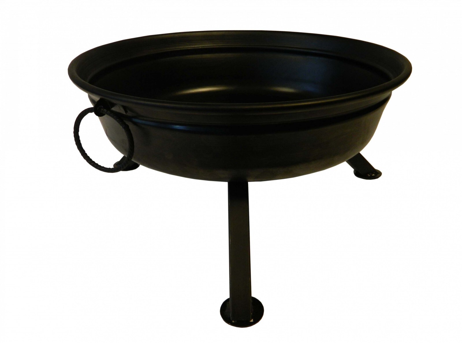 Best Sporting Feuerschale aus Stahl, schwarz, 60 cm Durchmesser 