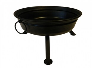 Best Sporting Feuerschale aus Stahl, schwarz, 60 cm Durchmesser 