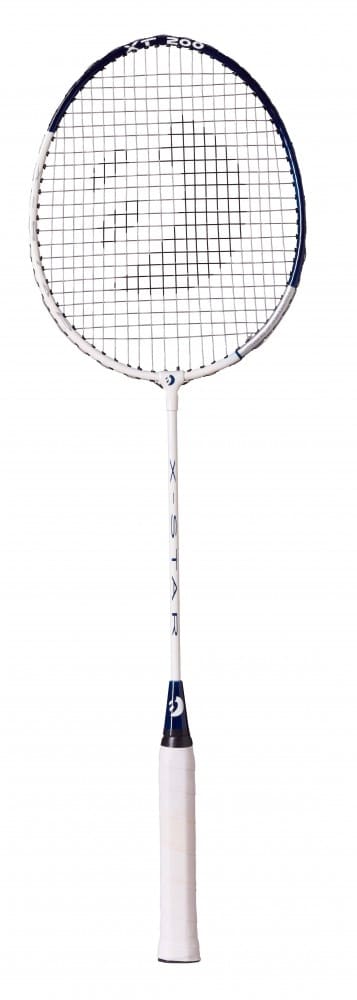 Best Sporting Badminton Schl&auml;ger 200 XT I Griffband Badmintonschl&auml;ger I Schaft und Rahmen aus geh&auml;rtetem Stahl I Verst&auml;rktes T-St&uuml;ck I Badminton Racket 