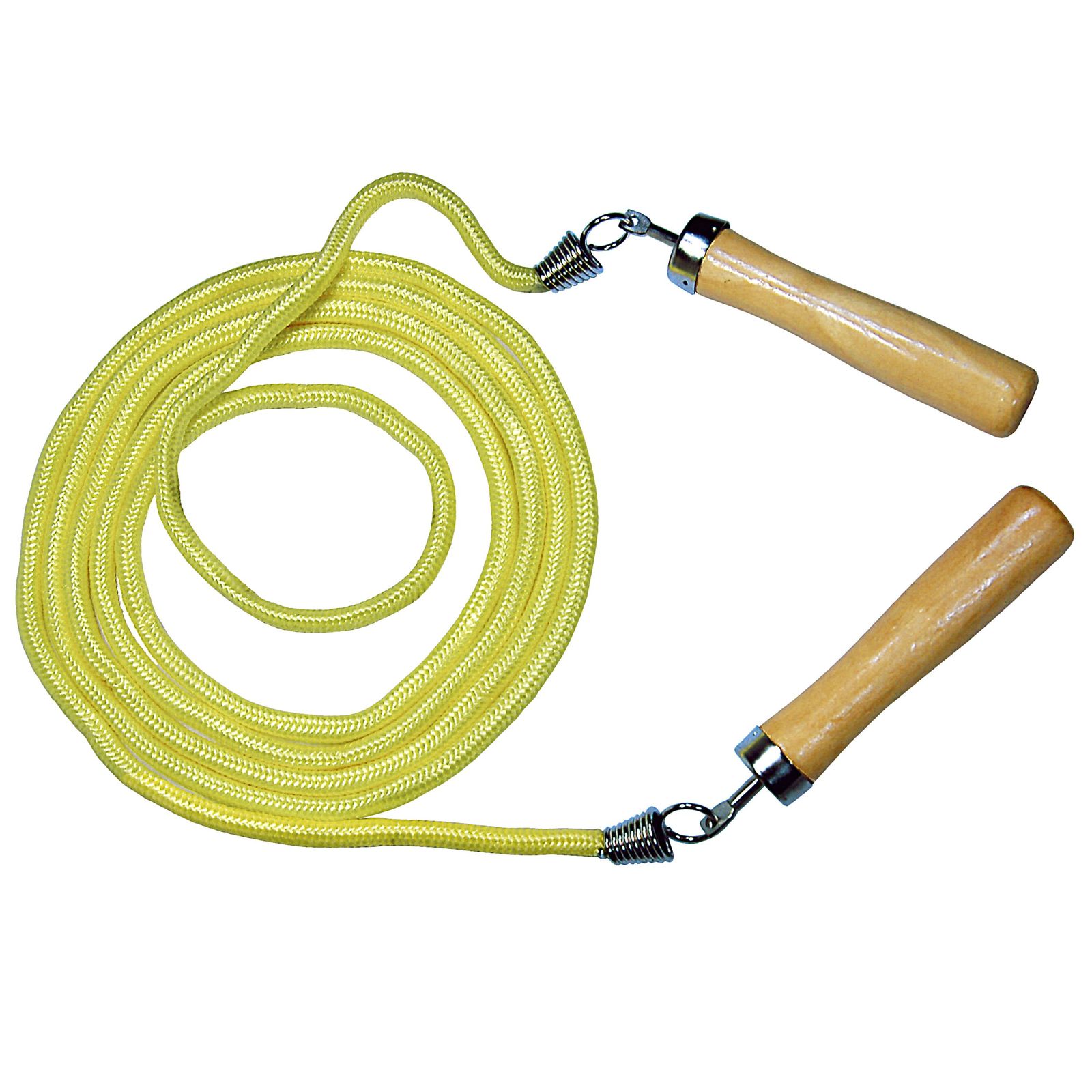 Best Sporting Springseil mit Holzgriffe I Farbe gelb I L&auml;nge 280 cm I Seilspringen Fitness f&uuml;r Kraft, Ausdauer und Koordination I Sportger&auml;te Zuhause 