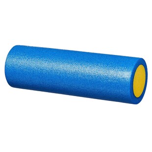 Best Sporting Yogarolle mit Übungsanleitung I Farbe: blau/gelb I Länge: 45 cm, Ø 15 cm I Gewicht: 0,36 Kg I Schaumstoffrolle für Beweglichkeit und Durchblutung 