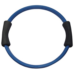 Best Sporting Pilates Power Toning-Ring 37cm in blau I Widerstand Mittel I Fitnessring mit Schaumstoffgriffen I Trainiert besonders die Brust-, Arm-, Bein- und Bauchmuskeln I Inkl. Übungsanleitung 