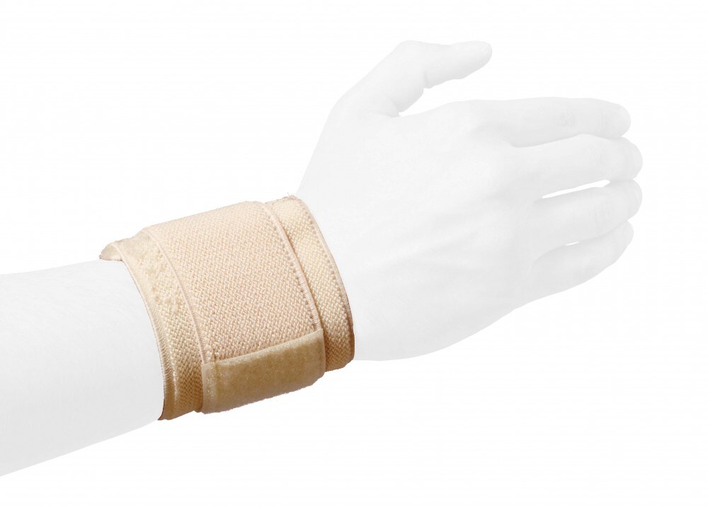 Best Sporting Handgelenkbandage, beige, Elastik 
