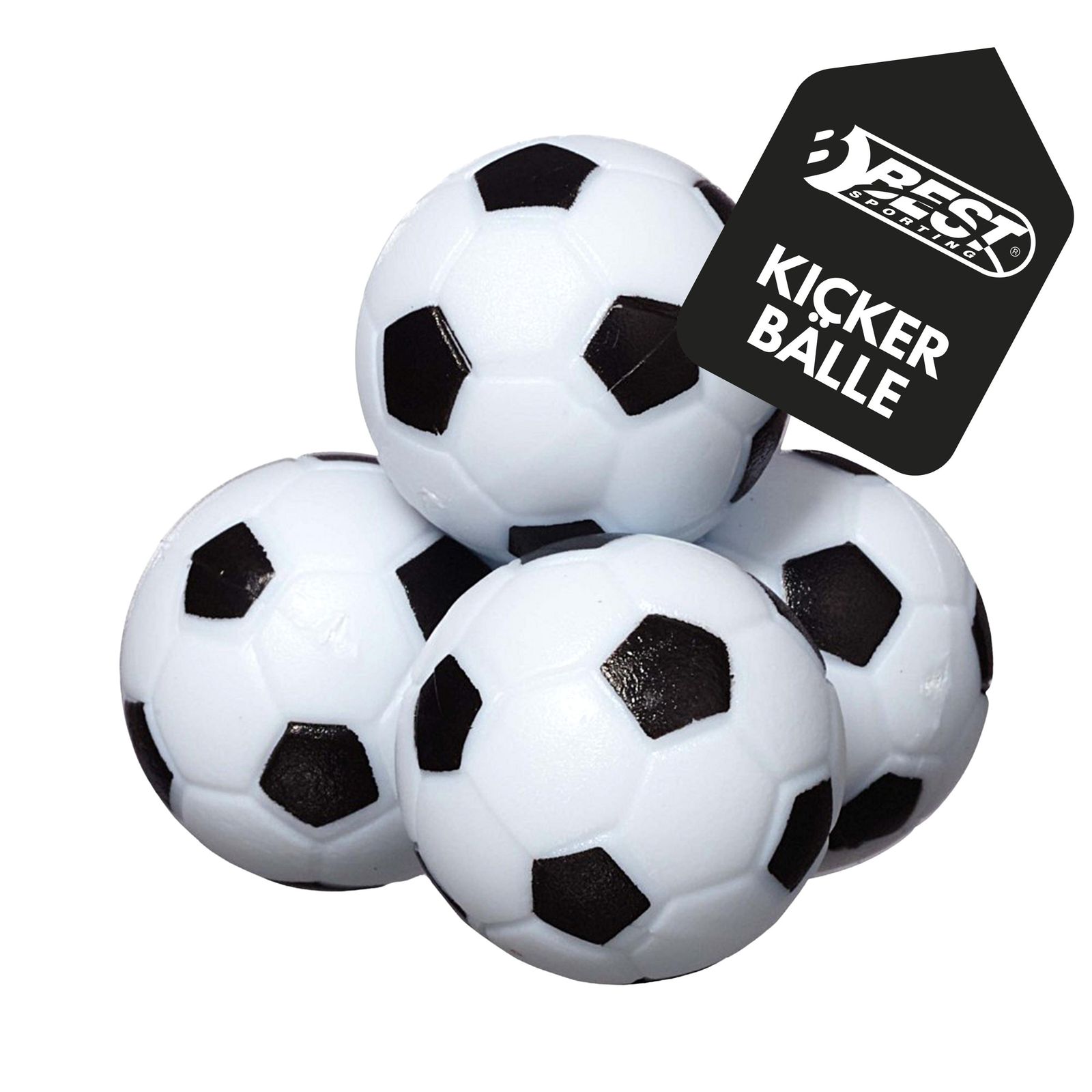 Best Sporting Kickerb&auml;lle 36mm, 4 St&uuml;ck im Set f&uuml;r Tischkicker 