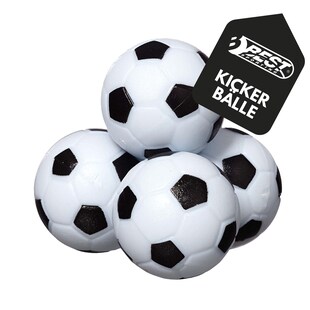 Best Sporting Kickerbälle 36mm, 4 Stück im Set für Tischkicker 
