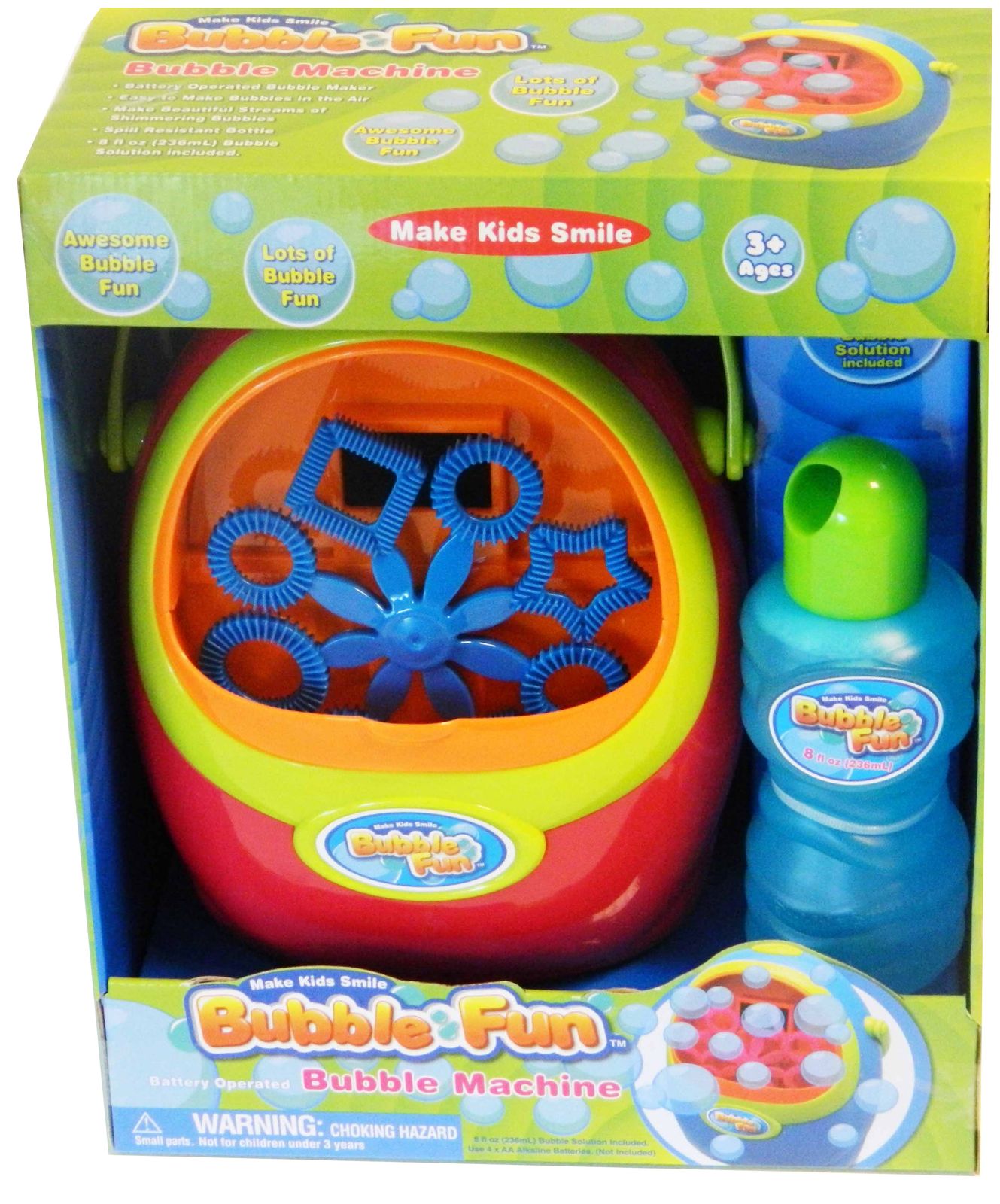 Best Sporting Seifenblasenmaschine inkl. 236 ml Seifenblasenfl&uuml;ssigkeit 