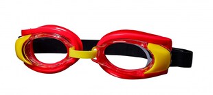 Best Sporting Schwimmbrille Pecker, rot/gelb 