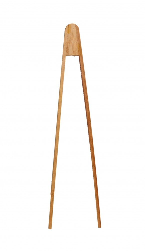 Best Sporting Grillzange K&uuml;chenzange aus Holz , 35 x 2 cm 