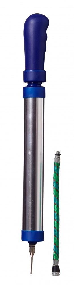 Ballpumpe, Aluminium, 33 x 3cm, blau 