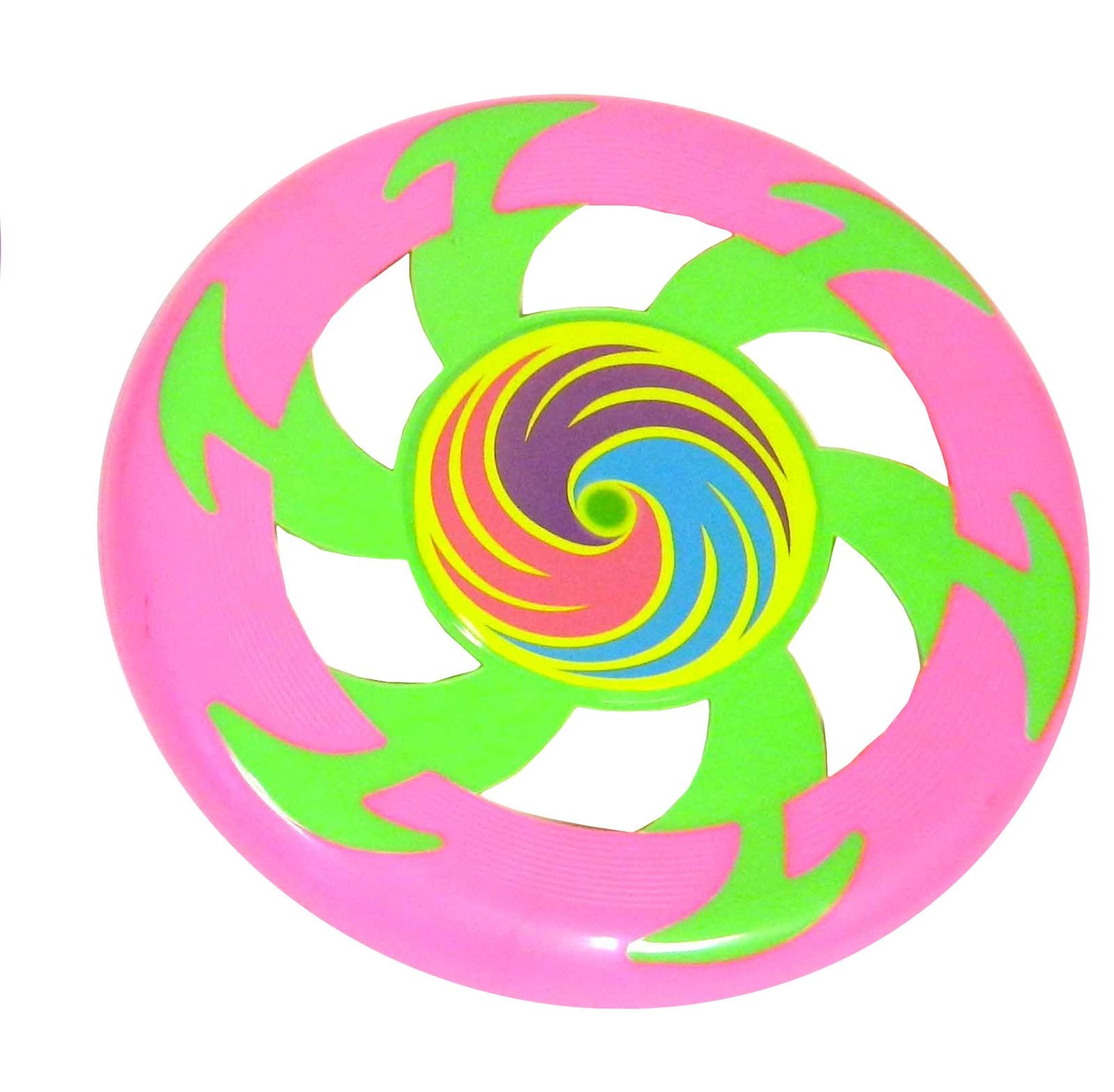 Wurfscheibe pink-gr&uuml;n 