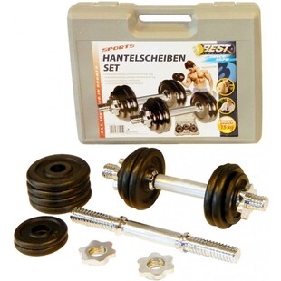 Hantel-Set 15 kg - schwarz 
