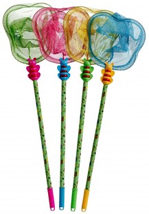 Kescher Schmetterling, mittel groß, Farbe pink 