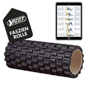 Massage-Fitness-Rolle, Schwarz 