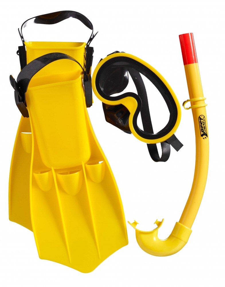 Tauchset GUPPY Gr. 31-34 - gelb