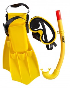 Tauchset GUPPY Gr. 31-34 - gelb 