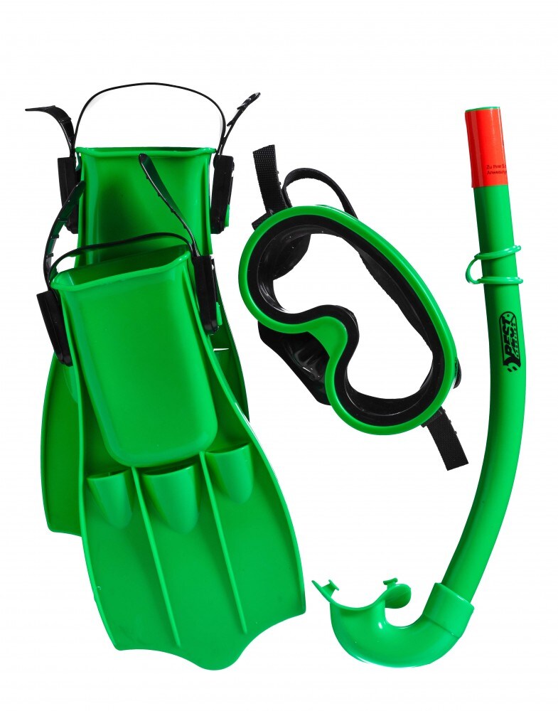 Tauchset GUPPY Gr. 31-34 - grün