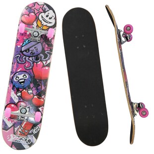 Skateboard A3 "Kid" Ocotopus pink 