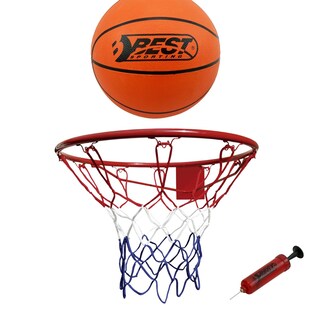 Best Sporting Basketball Set, Basketballkorb mit Basketball und Pumpe 