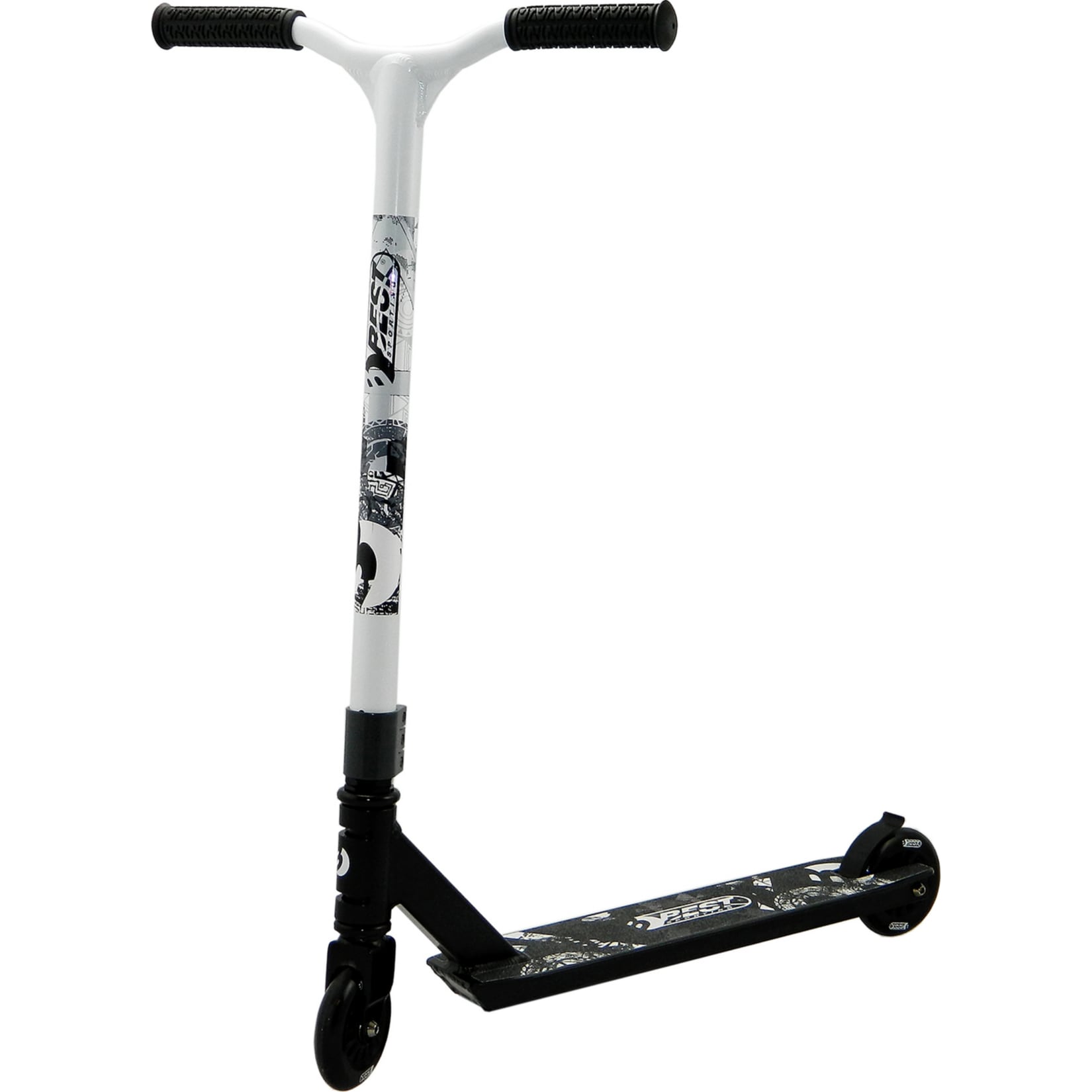 Stunt Scooter, schwarz/wei&szlig; 