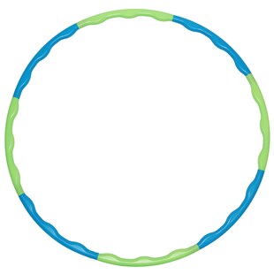 Best Sporting Hoop Fitnessreifen 80cm, 8-teilig, steckbar, blau-grün 