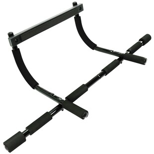 Best Sporting 4 in 1 Multifunktions Tür-Reck I Klimmzugstange mit Softgrip I Belastbar bis 100 kg I Einfache Montage ohne Bohren I Für Klimmzüge, Liegestütze, Dips, Sit-Ups 