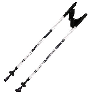 Best Sporting Nordic Walking Stöcke aus Aluminium, stufenlos verstellbar von 84 bis 140 cm 