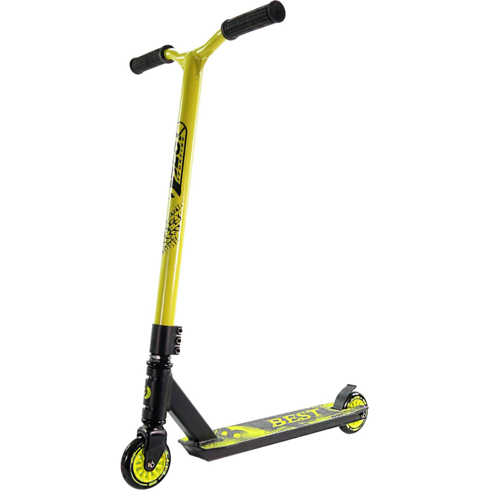 Stunt Scooter, schwarz/gelb 