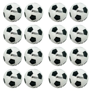 Fußball Superstar Classic , schwarz/weiß, 16 Stück 