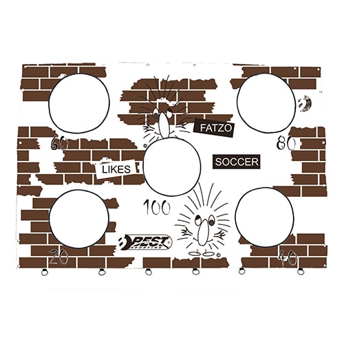 Torwand FATZO f&uuml;r Fu&szlig;balltor 213 x 152 mm 