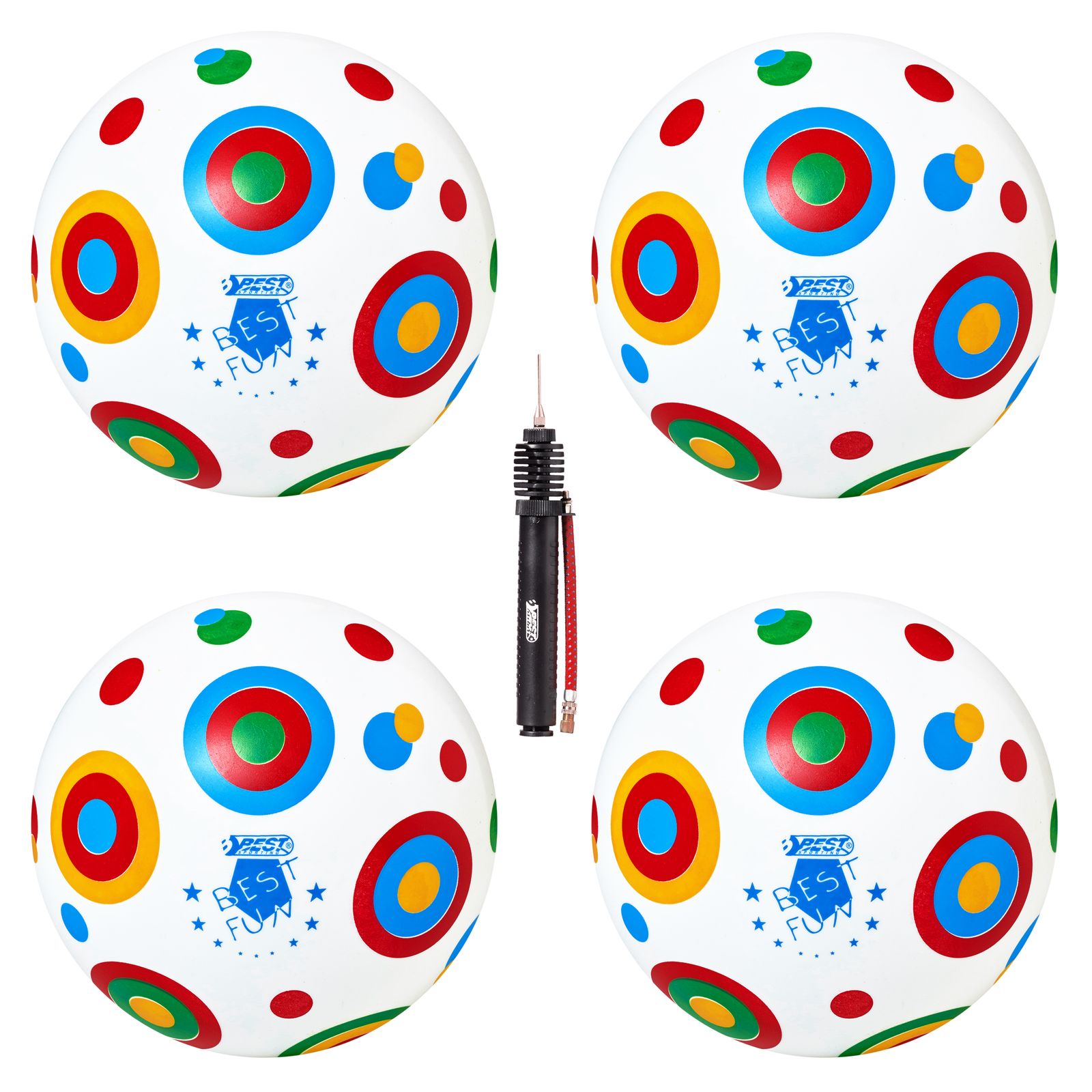 PVC Ball Toy, 22 cm, Kreis, 8 B&auml;lle 