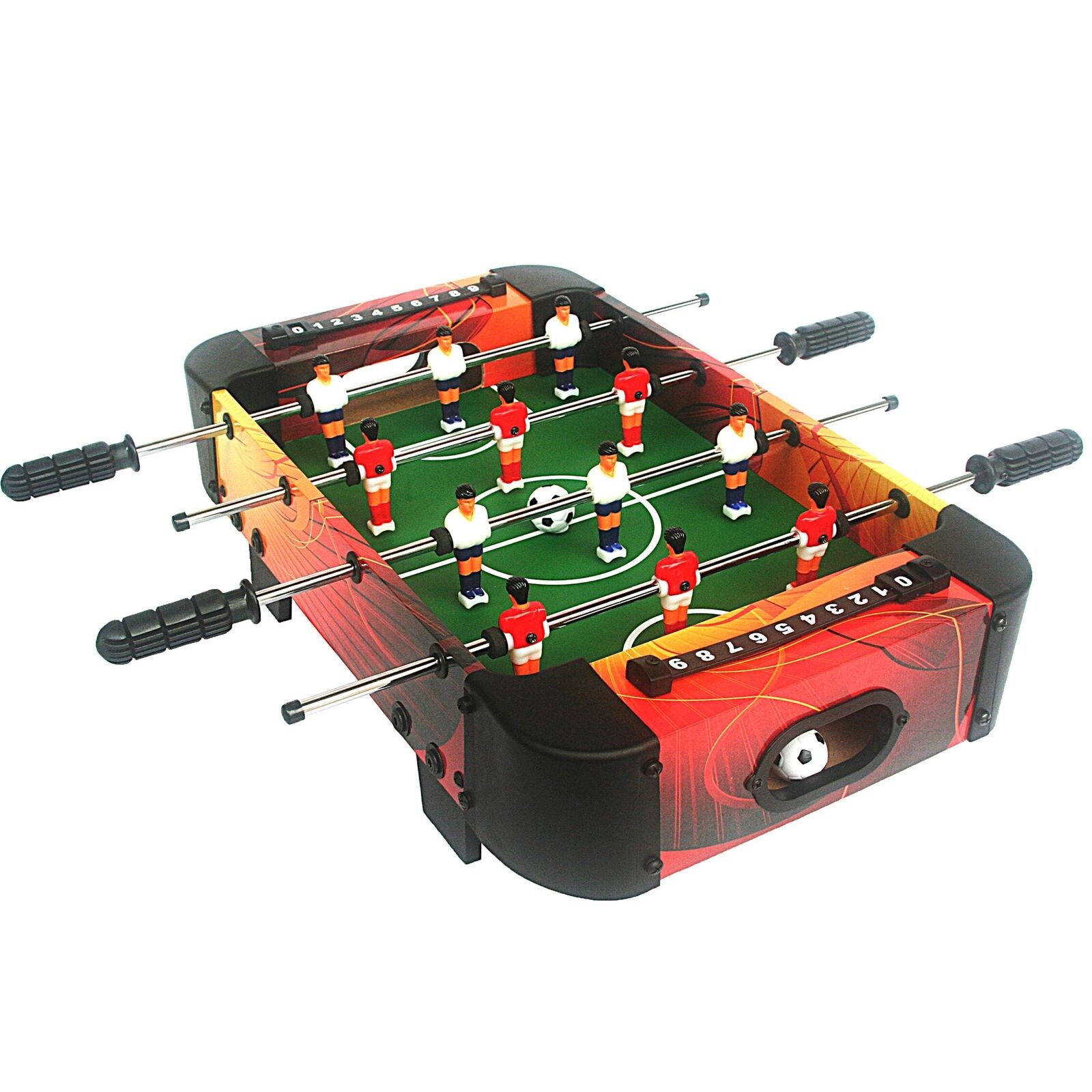 Best Sporting Mini Tischkicker Kinder Goal in 53 x 31 cm I Kickertisch klein ideal für das Tischfussball Kinder Match I Mini Kicker Tischfussball mit 12 Spielern und 2 Bällen I Mini Football Game