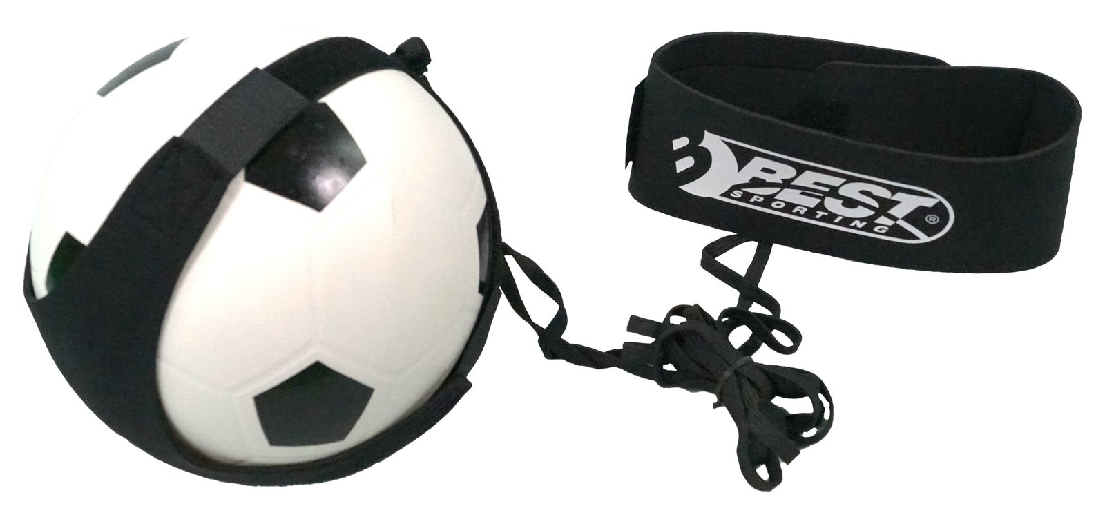 Best Sporting Fu&szlig;ball-Trainer Shooty, schwarz/wei&szlig; 