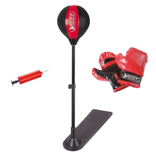 Best Sporting Punchingball Set für Kinder inkl. Standfuß Boxhandschuhe Minipumpe 