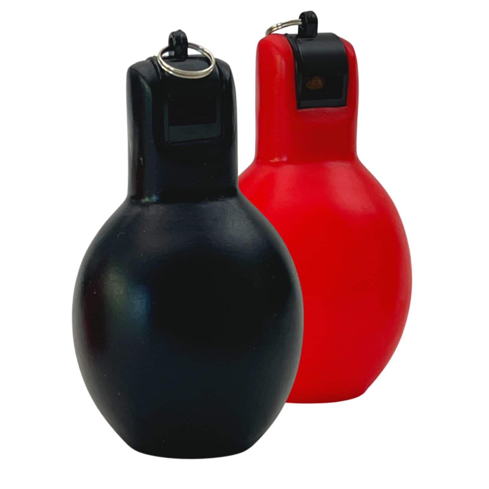 Best Sporting Handpfeife f&uuml;r Training und Sportunterricht 2er Set schwarz + rot 
