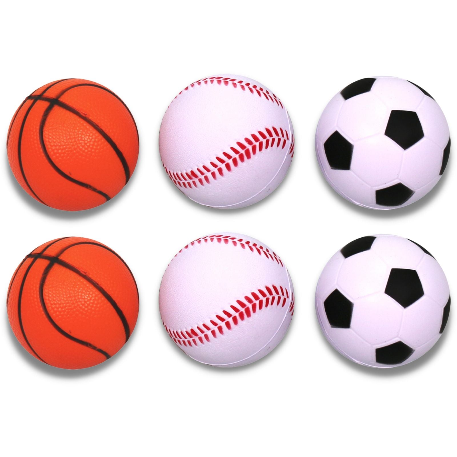 Best Sporting 6 Mini-Fun-B&auml;lle, Softb&auml;lle aus Schaumstoff 