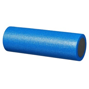 Best Sporting Yogarolle mit Übungsanleitung I Farbe: blau/schwarz I Länge: 45 cm, Ø 15 cm I Gewicht: 0,36 Kg I Schaumstoffrolle für Beweglichkeit und Durchblutung 