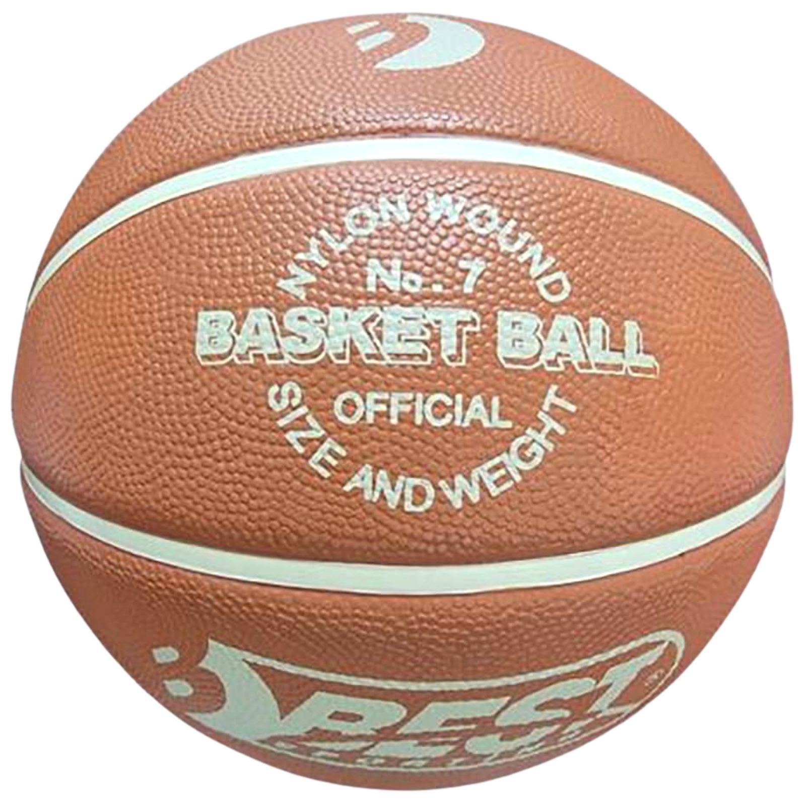 Best Sporting Basketball Gr&ouml;&szlig;e 7 Brown/Cream I hochwertiger Basketball Outdoor I robuster Basketball Kinder & Erwachsene I Basketball Ball mit offiziellem Gewicht & Gr&ouml;&szlig;e I Basketball-Zubeh&ouml;r 