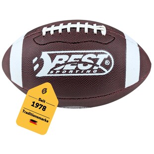 Best Sporting American Football Größe 9 - Robuster Football für Erwachsene & Jugendliche ab 14 Jahren - Offizieller Spielball für Training & Freizeit - Football mit Original-Design 