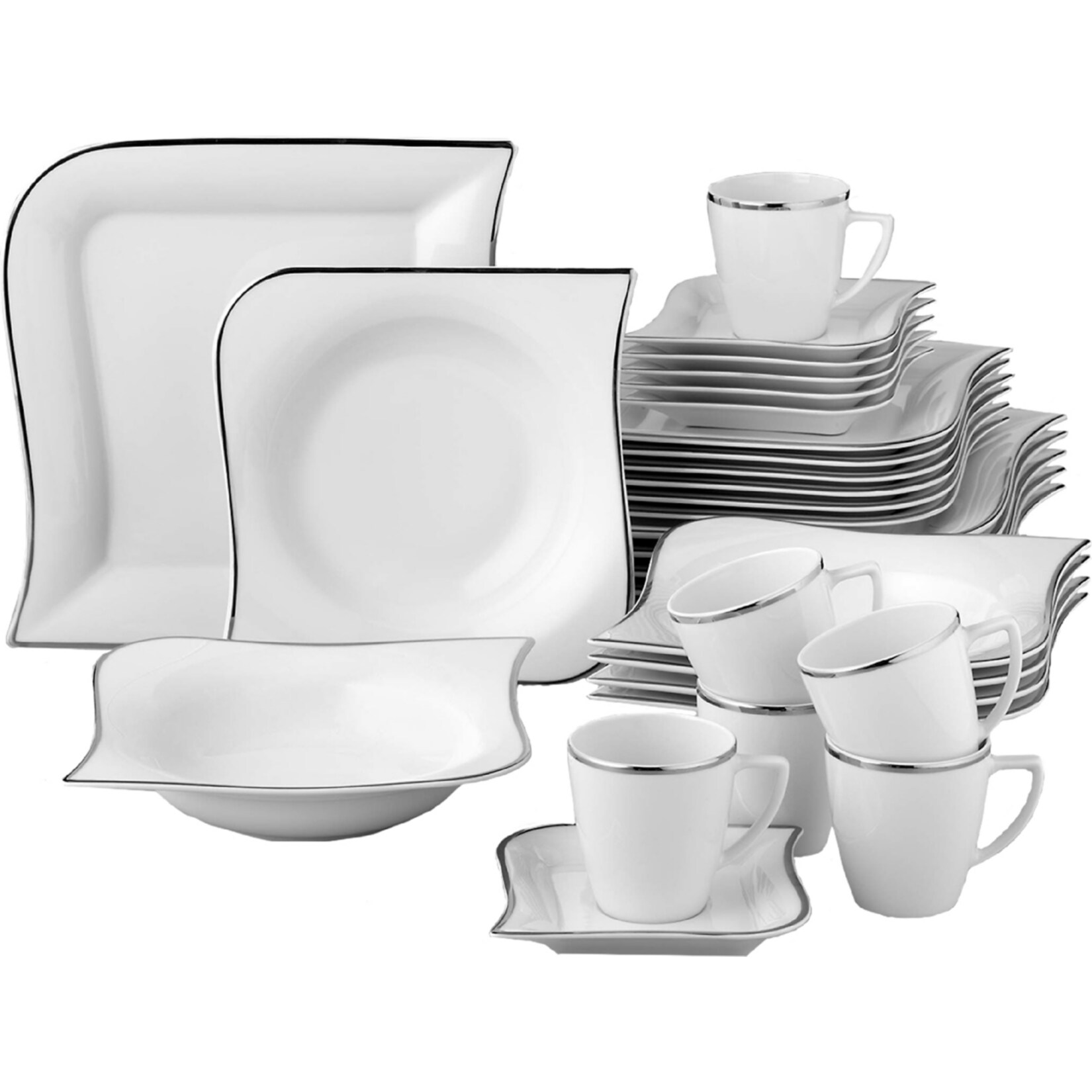 HTI-Living Tafelservice 30-tlg. Silverline 