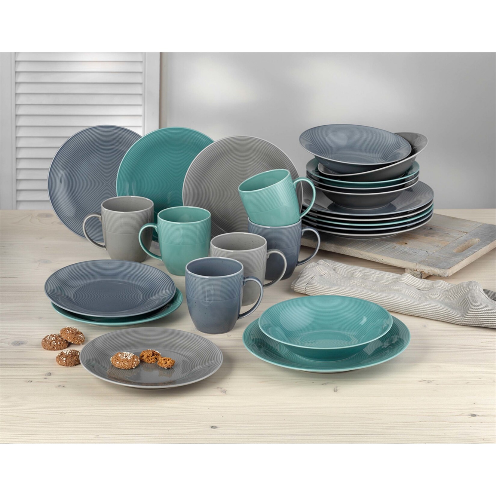 HTI-Living Tafelservice 24-tlg. Kombi Life 